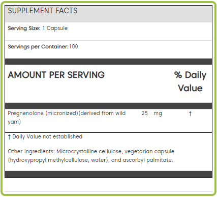 Pregnenolone - Custom Pack