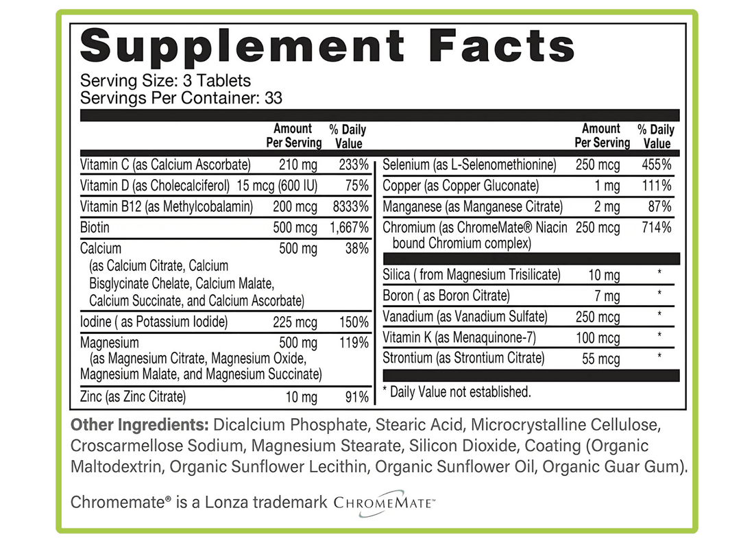 Bone Matrix - Calcium Supplements for Bone Health | Aceva
