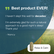 Relax & Calm Stress and Sleep Support Capsules