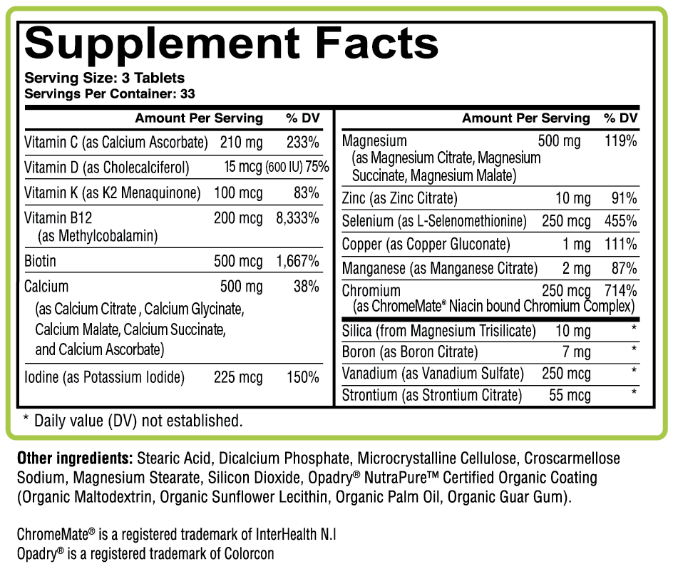 Advanced Bone Building Matrix Bone Matrix - Calcium Supplements for Bone Health | Aceva