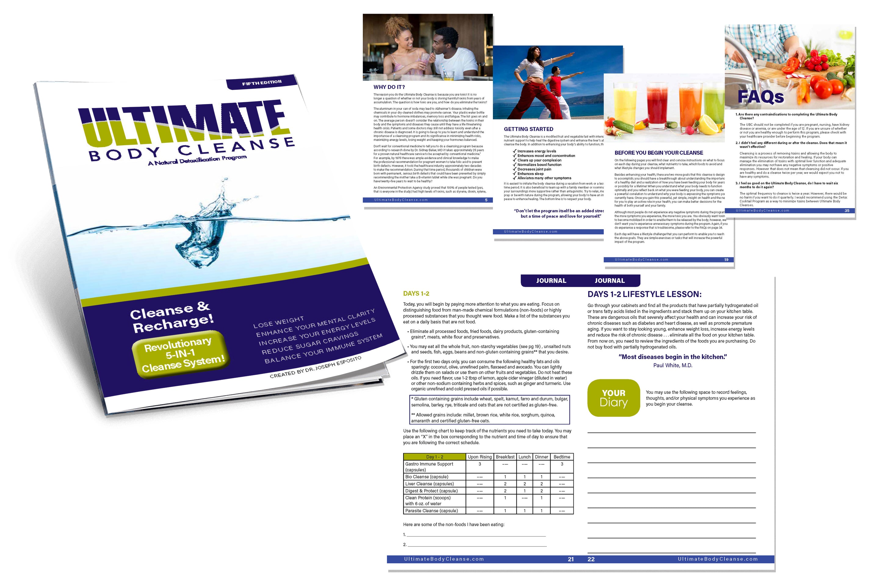 Ultimate Body Cleanse Natural Body Cleansing Kit Aceva